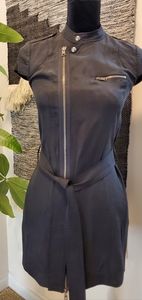 Black Mini Dress with belt by Armani Exchange